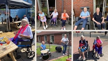Fresh air and entertainment from Beechcroft care home